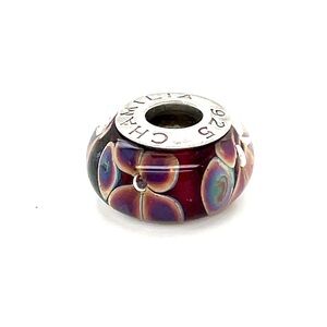 Chamilia Red and Purple Bead Charm